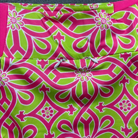 Gretchen Scott Pull On Jersey Skippy Skort Skirt Active Piazza Lime Pink C208 - Picture 5 of 10